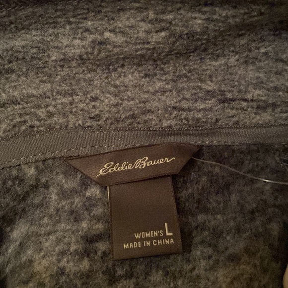 Eddie Bauer fleece 1/4 zip pullover - Picture 5 of 8